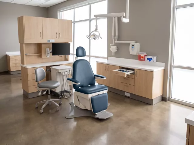Boyd Industries — the S4500 chair in Blueberry
