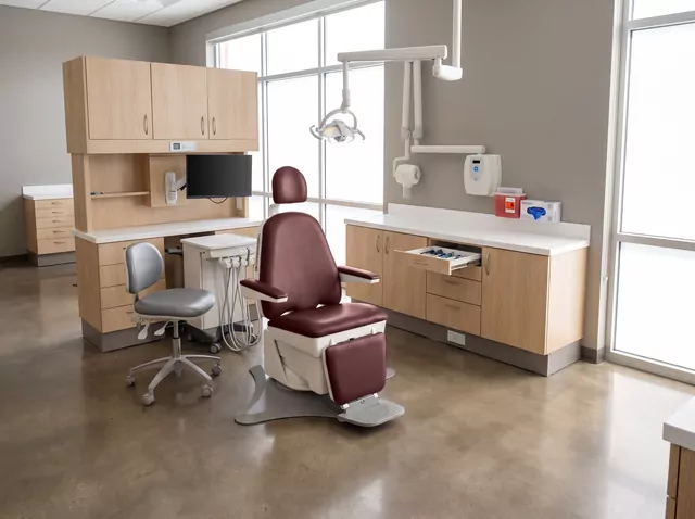 Boyd Industries — the S4500 chair in Cranberry