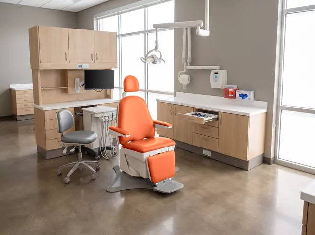 Boyd Industries — the S4500 chair in Rosy Coral