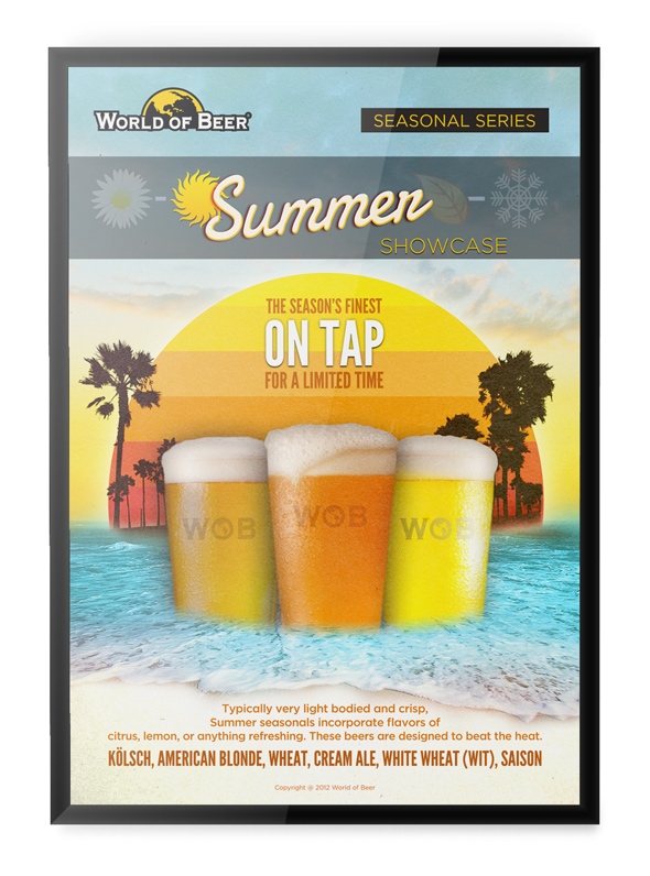 World of Beer — seasonal campaign poster
