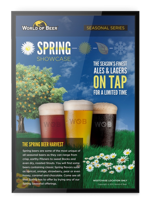 World of Beer — seasonal campaign poster