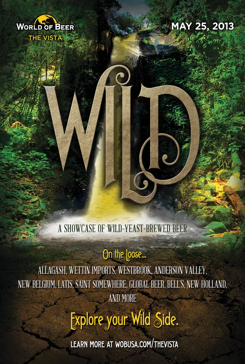 World of Beer — wild ales event poster