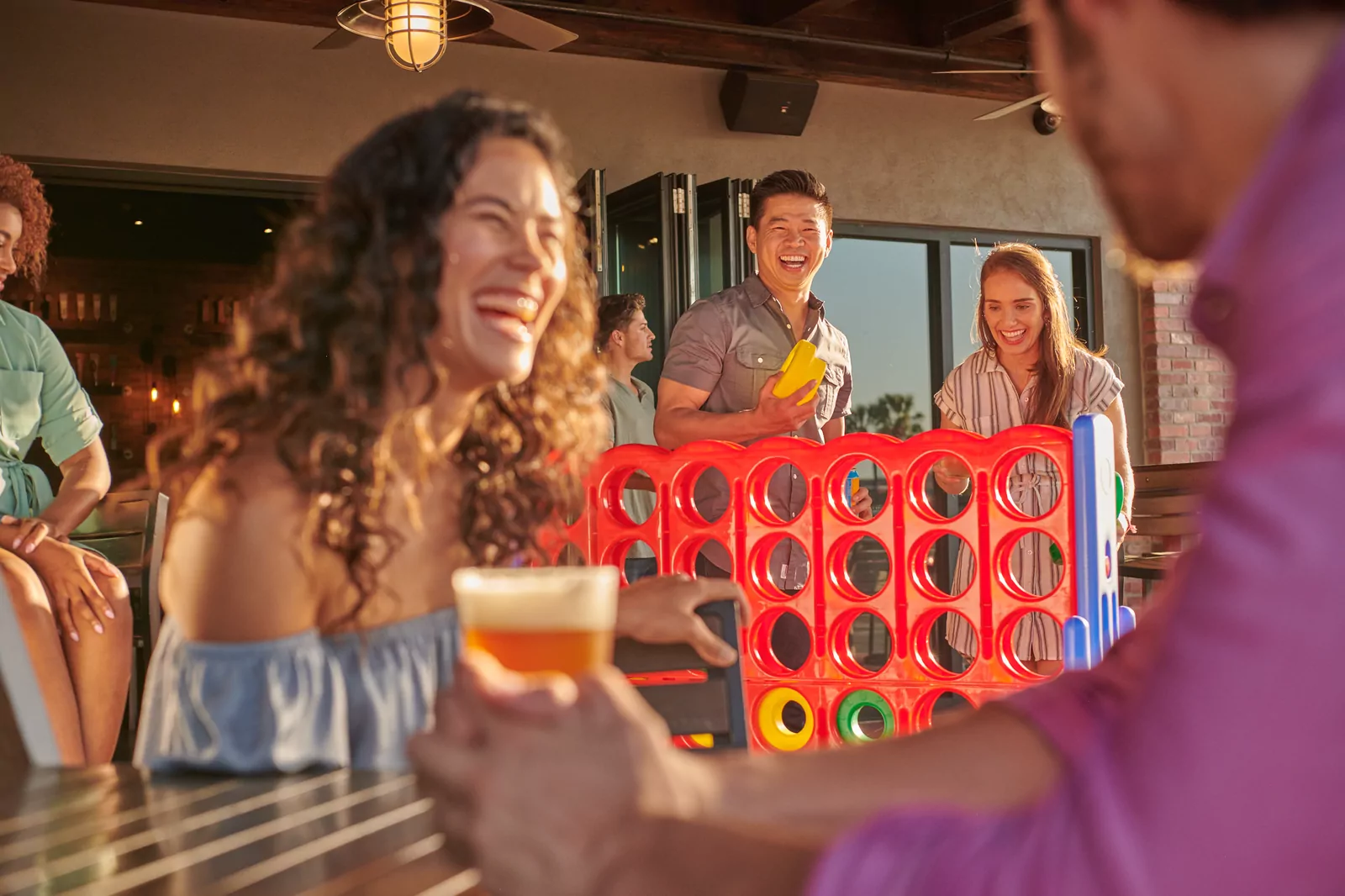 World of Beer — the bar in use